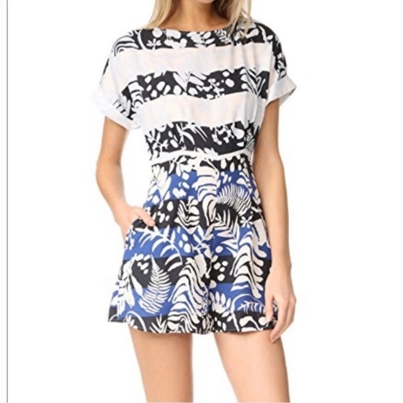 Mara Hoffman Verbana Cuff Romper
